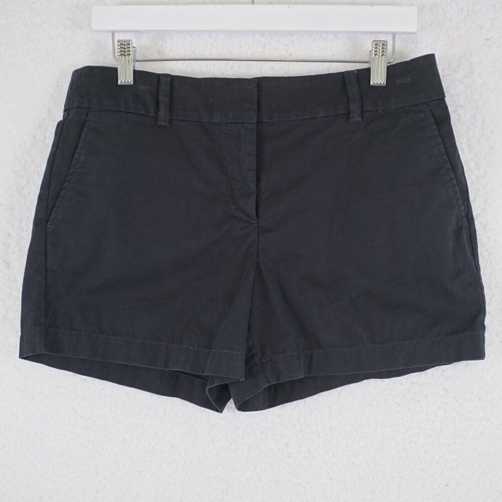 Ann Taylor Loft Outlet‎ Black Chino Shorts 6 33/4 Mid Rise